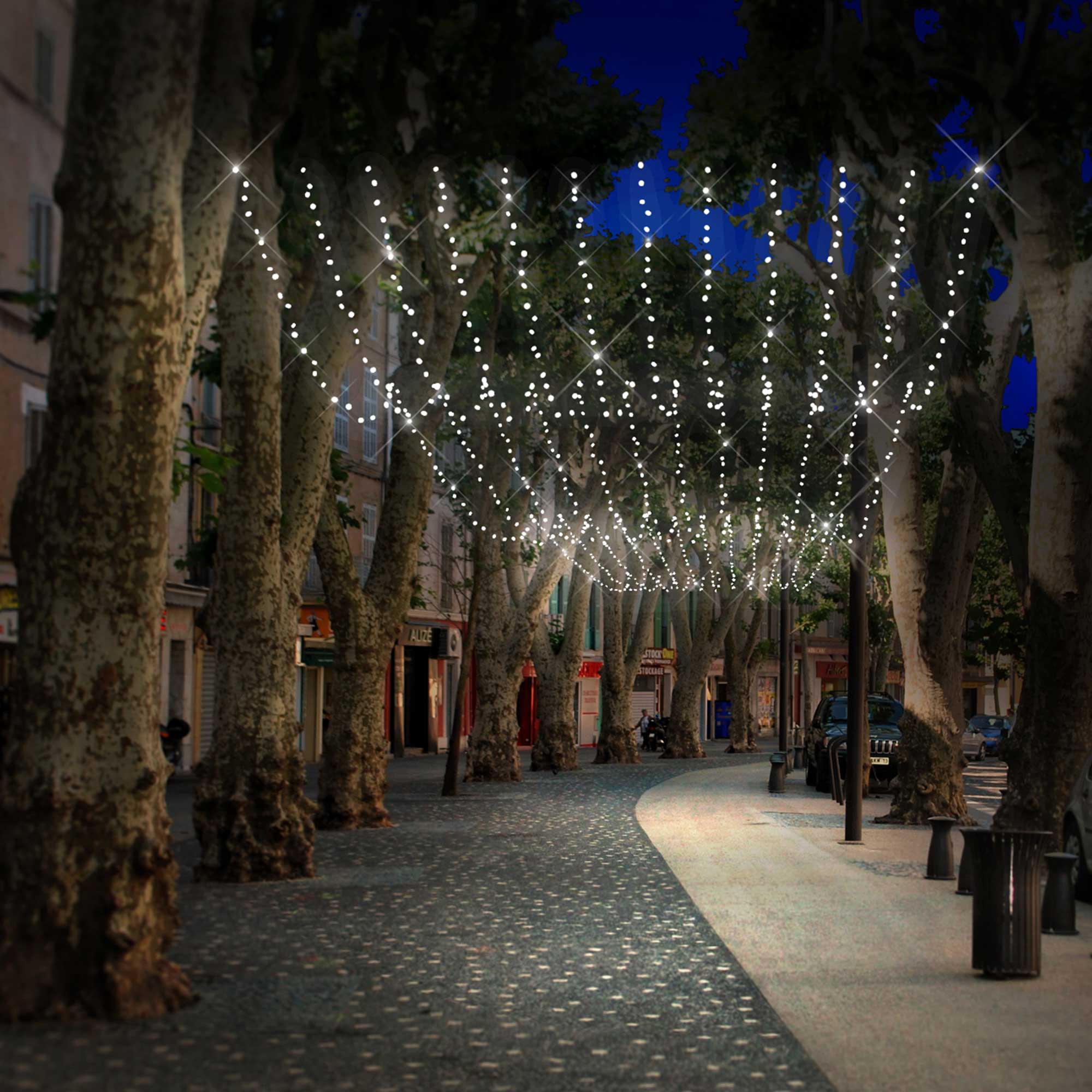 Plafond lumineux fixe H30 x L2m - 230V